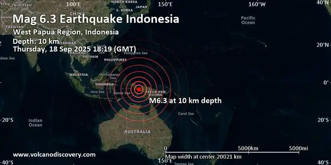 Indonesia Experiences a 6.1 Magnitude Earthquake
