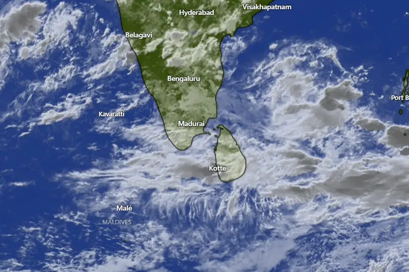 തമിഴ്നാട് തീരത്ത് മന് ത ചുഴലിക്കാറ്റ് ഞായറാഴ്ചയോടെ, കേരളത്തിലും മഴ സാധ്യത