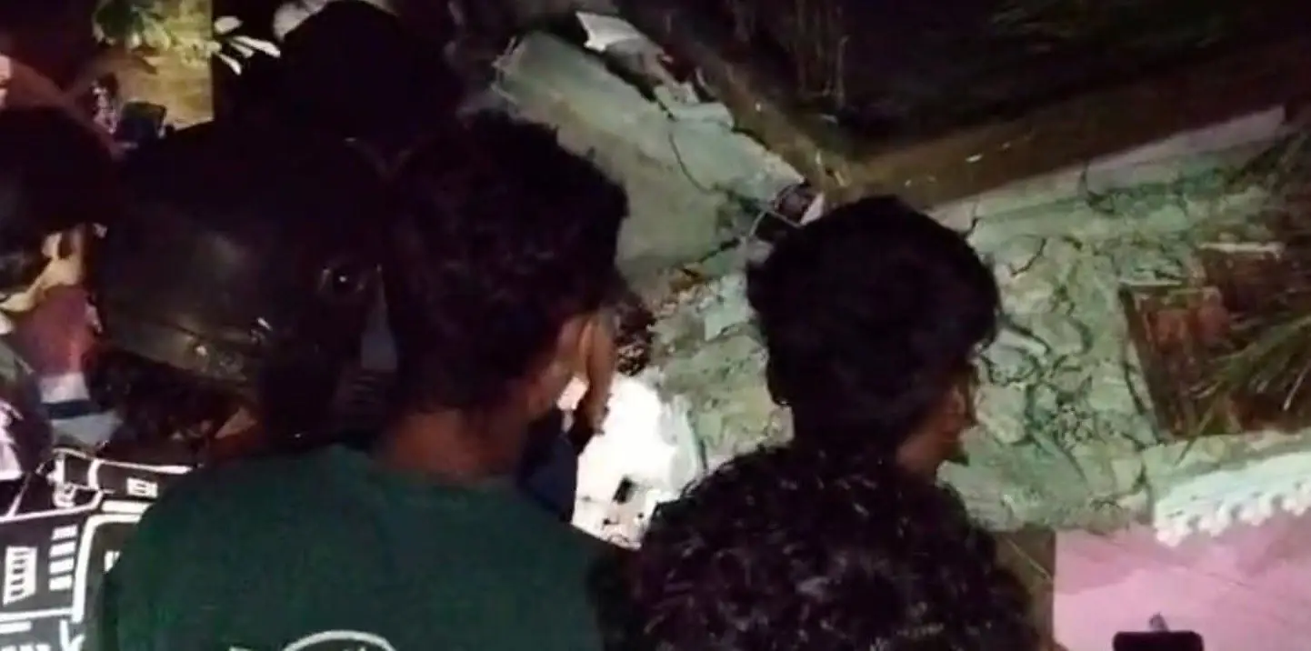 അടിമാലി ദേശീയ പാതയ്ക്ക് സമീപം മണ്ണിടിച്ചിൽ, ദമ്പതികളിൽ ഒരാൾ മരിച്ചു