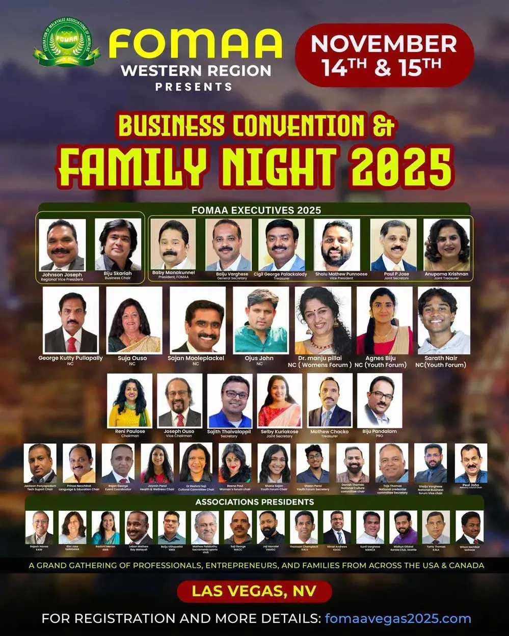 ഫോമാ ഓൺലൈൻ രെജിസ്‌ട്രേഷൻ സോൾഡ് ഔട്ടായി: ആർ.വി.പി ജോൺസൺ ജോസഫ്