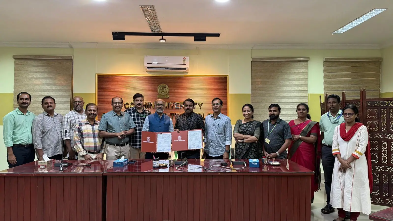 ദേശീയ സമുദ്രഗവേഷണ സഹകരണം ശക്തിപ്പെടുത്താൻ കുസാറ്റ്–  ഭൗമ ശാസ്ത്ര മന്ത്രാലയം ധാരണാപത്രം കൈമാറി. 