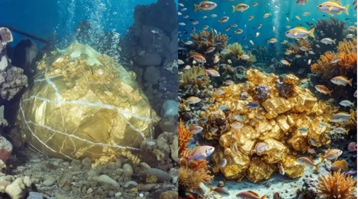 ഏഷ്യയിലെ തന്നെ ഏറ്റവും വലിയ കൂറ്റൻ സ്വർണശേഖരം കടലിനടിയിൽ