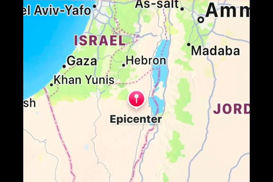 തെക്കൻ ഇസ്രായേലിൽ പലയിടത്തും ഭൂചലനം