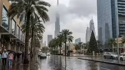 UAE to see partly cloudy skies, rain, heavy fog