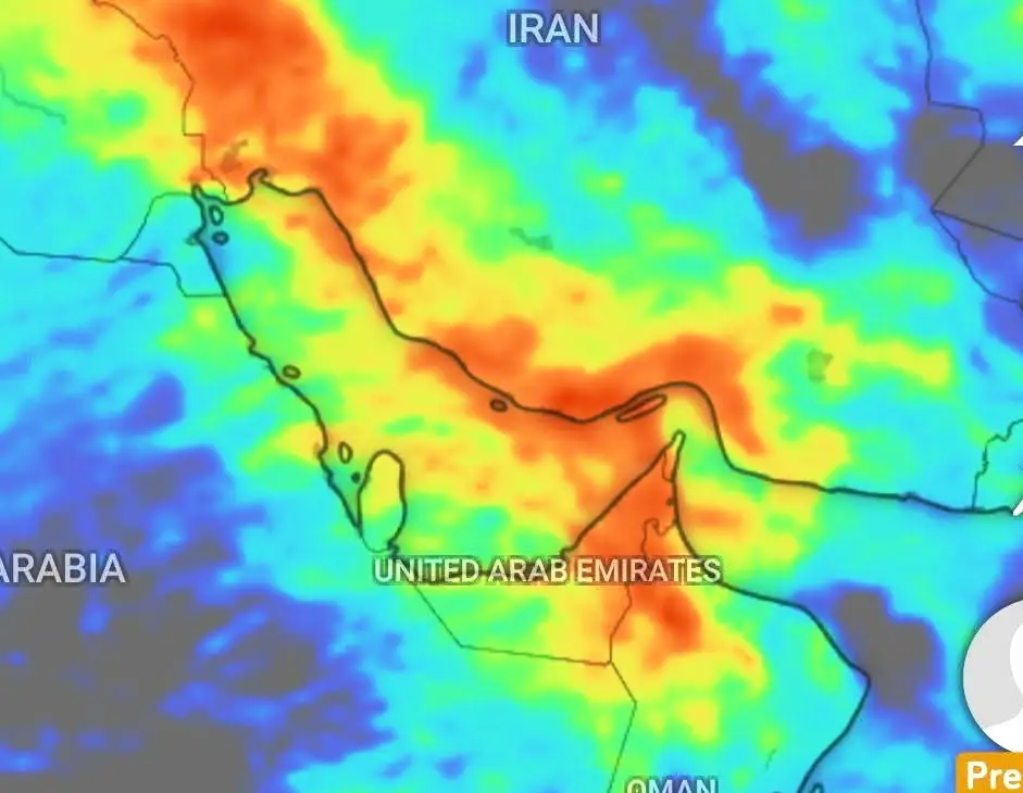 ഗൾഫിലും ഇറാനിലും ഇസ്രായേലിലും കനത്ത മഴ വരുന്നു, UAE യിലടക്കം പ്രാദേശിക പ്രളയ സാധ്യത