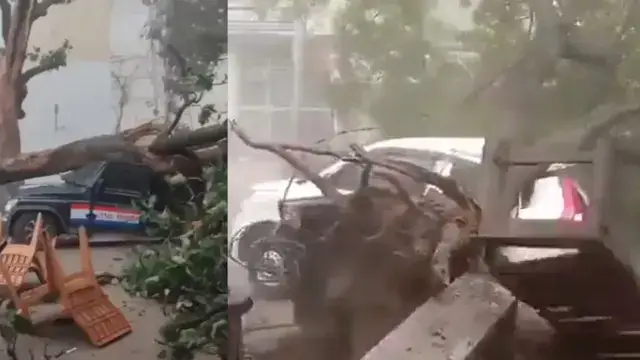 ഉത്തർപ്രദേശിൽ കനത്ത മഴയും കൊടുങ്കാറ്റും; നൂറോളം മരണങ്ങൾ, വ്യാപക നാശനഷ്ടം
