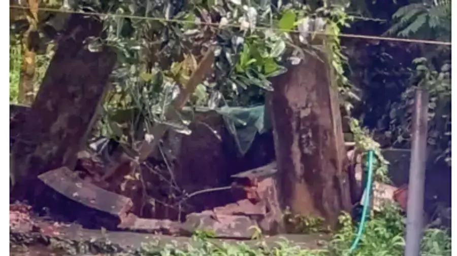 ശക്തമായ മഴയിൽ കിണർ ഇടിഞ്ഞുതകർന്നു; തലനാരിഴയ്ക്ക് വൻ അപകടം ഒഴിവായി