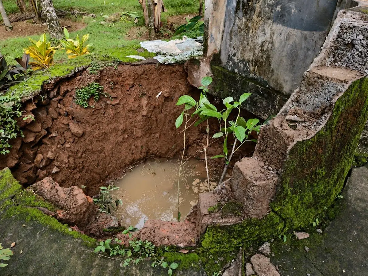 കനത്ത മഴയിൽ കിണർ ഇടിഞ്ഞു