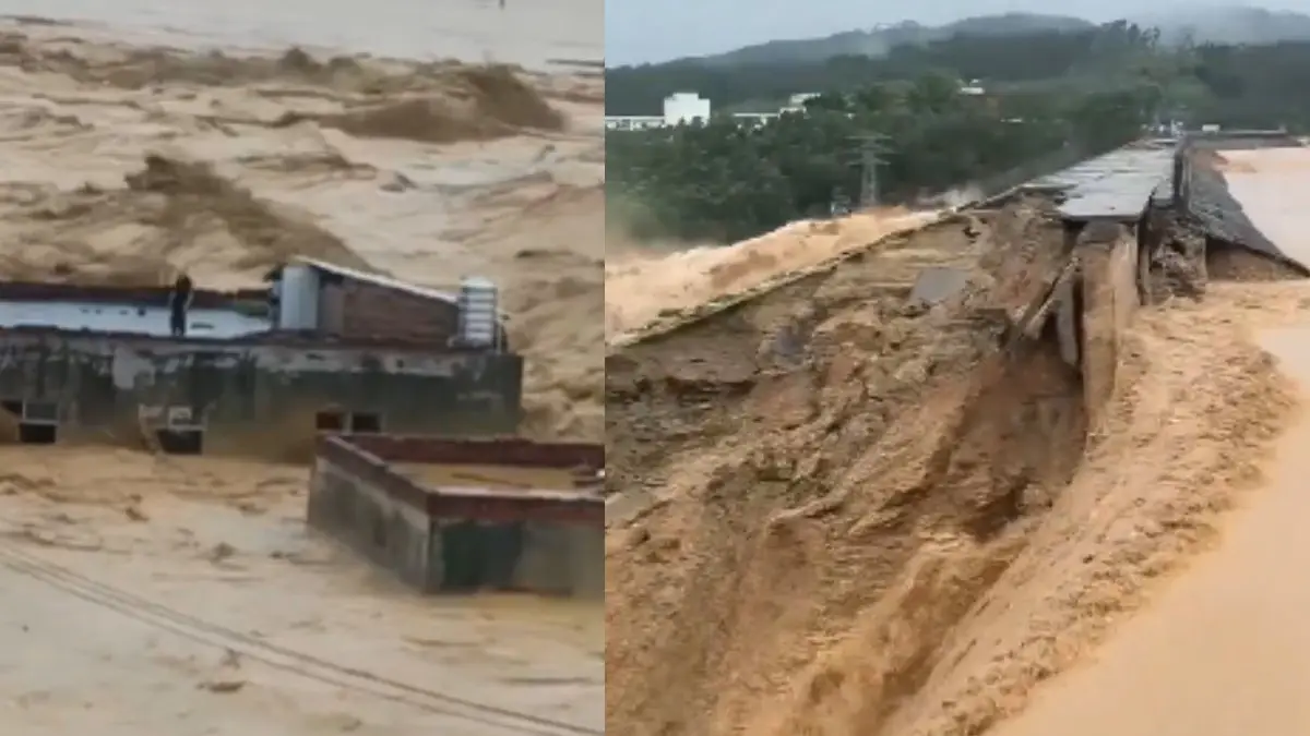 ചൈനയിൽ കനത്ത നാശം വിതച്ച് ‘മെയ്‌സാക്’ ചുഴലിക്കാറ്റ്; ഡാം തകർന്ന് വൻ പ്രളയം, മരണം 6 ആയി