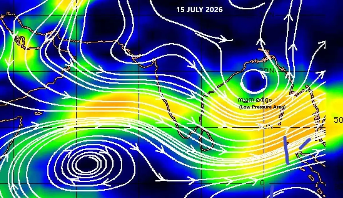 Second Low Pressure Area Forms; Rain Likely to Return to Kerala Soon