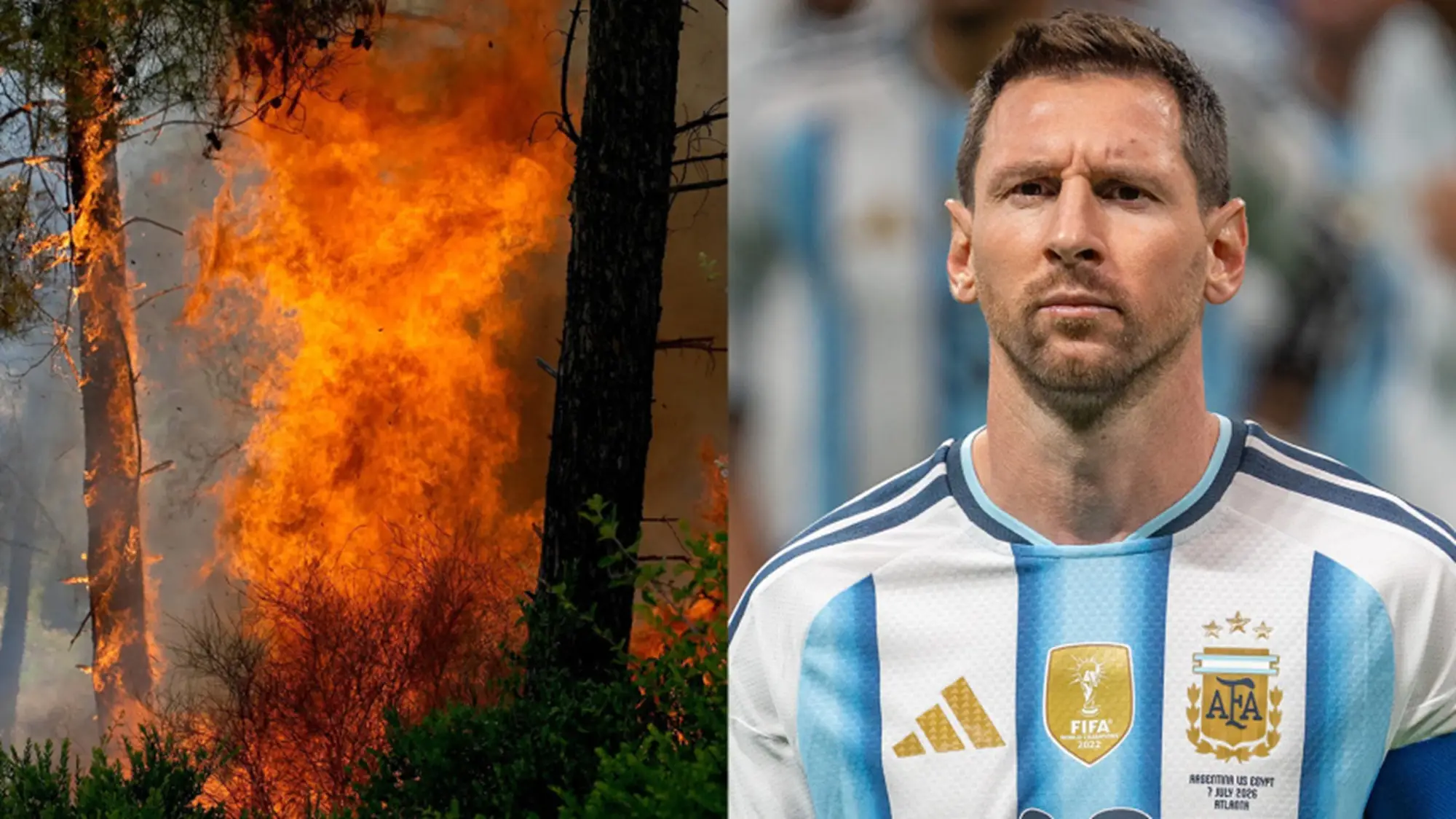 Lionel Messi Donates ₹8.8 Million to Spain Wildfire Victims