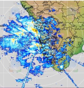 Though the low pressure has weakened, this is the reason why the rain is heavy.