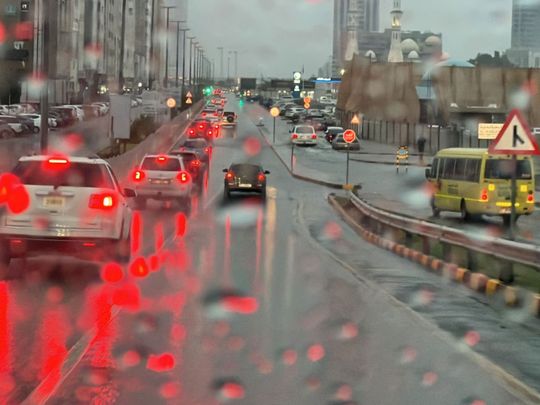 Heavy rains fall in parts of Dubai; orange, yellow alerts issued